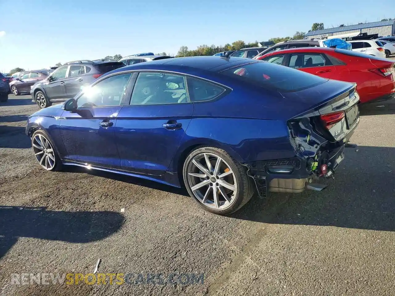 2 Photograph of a damaged car WAUDACF54SA010849 AUDI A5 2025