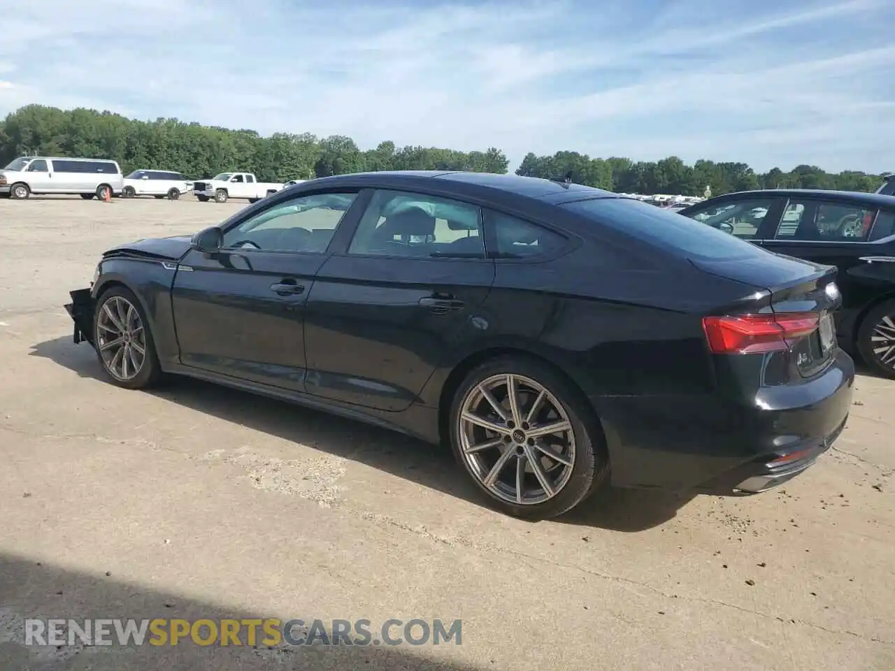 2 Photograph of a damaged car WAUDACF55SA004560 AUDI A5 2025