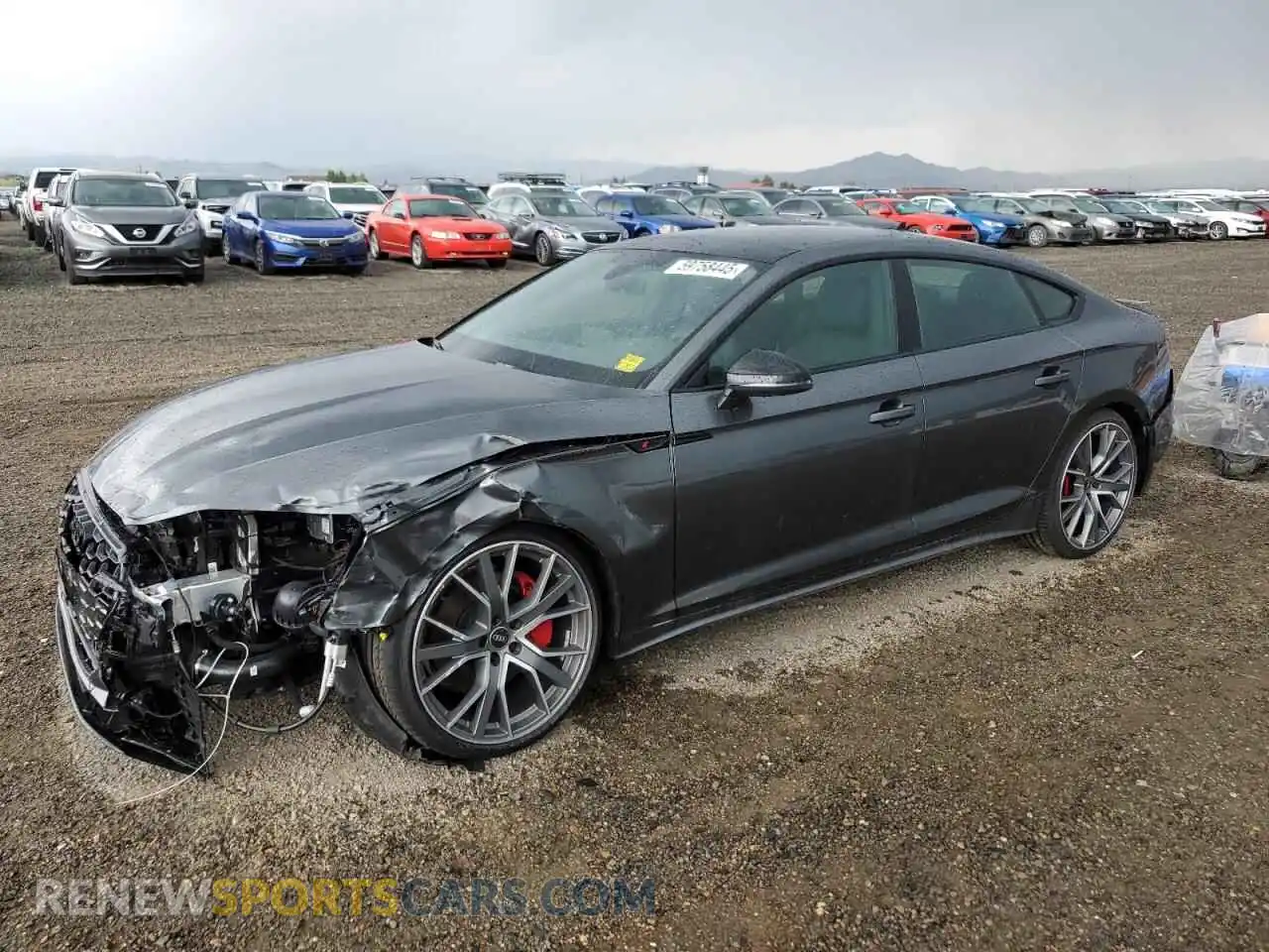 1 Photograph of a damaged car WAUFACF51SA013586 AUDI A5 2025