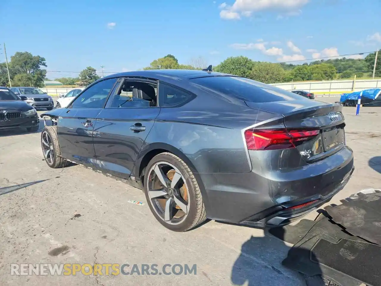 2 Photograph of a damaged car WAUFACF55SA001800 AUDI A5 2025