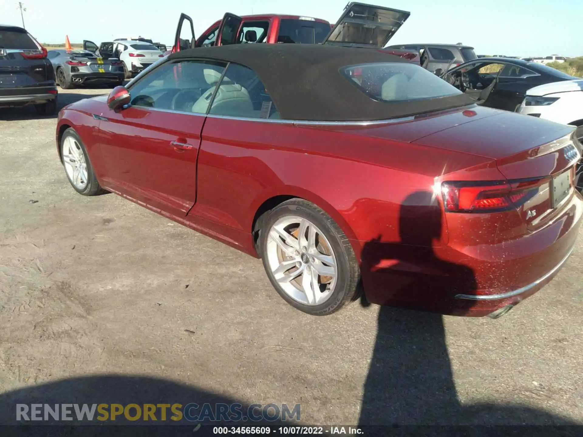 3 Photograph of a damaged car WAU2NGF5XKN010074 AUDI A5 CABRIOLET 2019