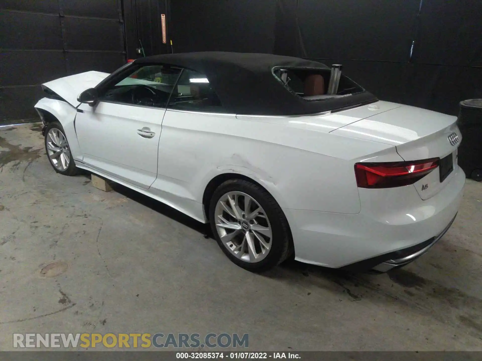 3 Photograph of a damaged car WAU2NGF58LN004288 AUDI A5 CABRIOLET 2020