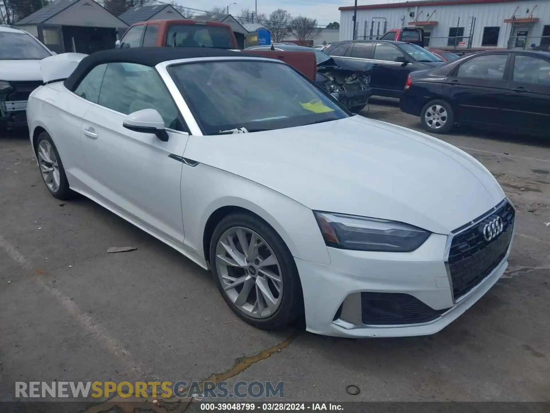 1 Photograph of a damaged car WAU2AGF51MN002489 AUDI A5 CABRIOLET 2021
