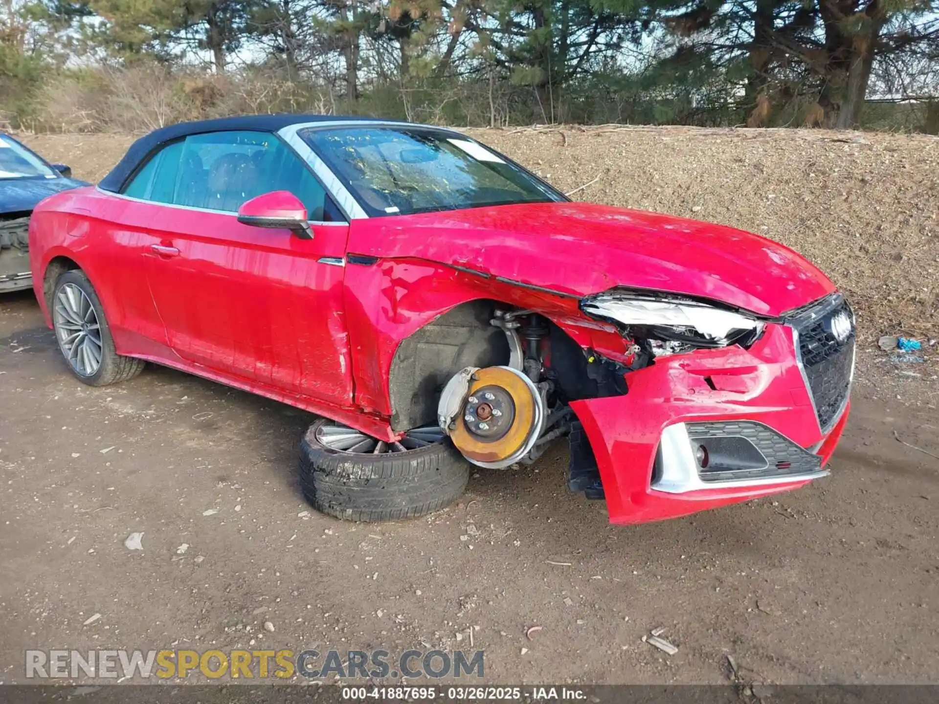 1 fotografías del automóvil dañado WAUYAGF57MN007237 AUDI A5 CABRIOLET 2021