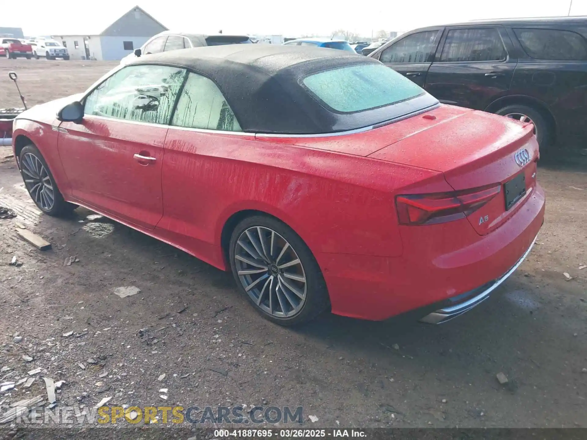 3 fotografías del automóvil dañado WAUYAGF57MN007237 AUDI A5 CABRIOLET 2021