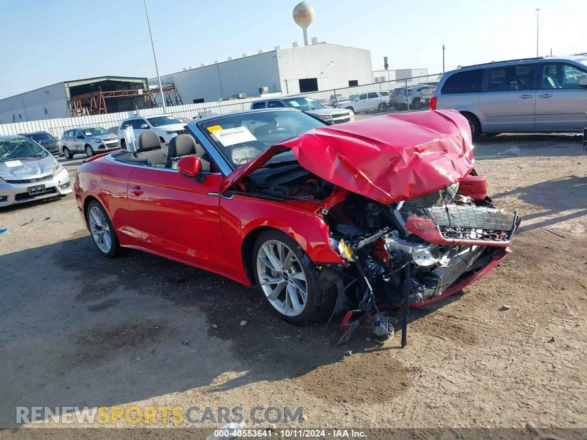 1 Photograph of a damaged car WAUYAGF58MN006890 AUDI A5 CABRIOLET 2021