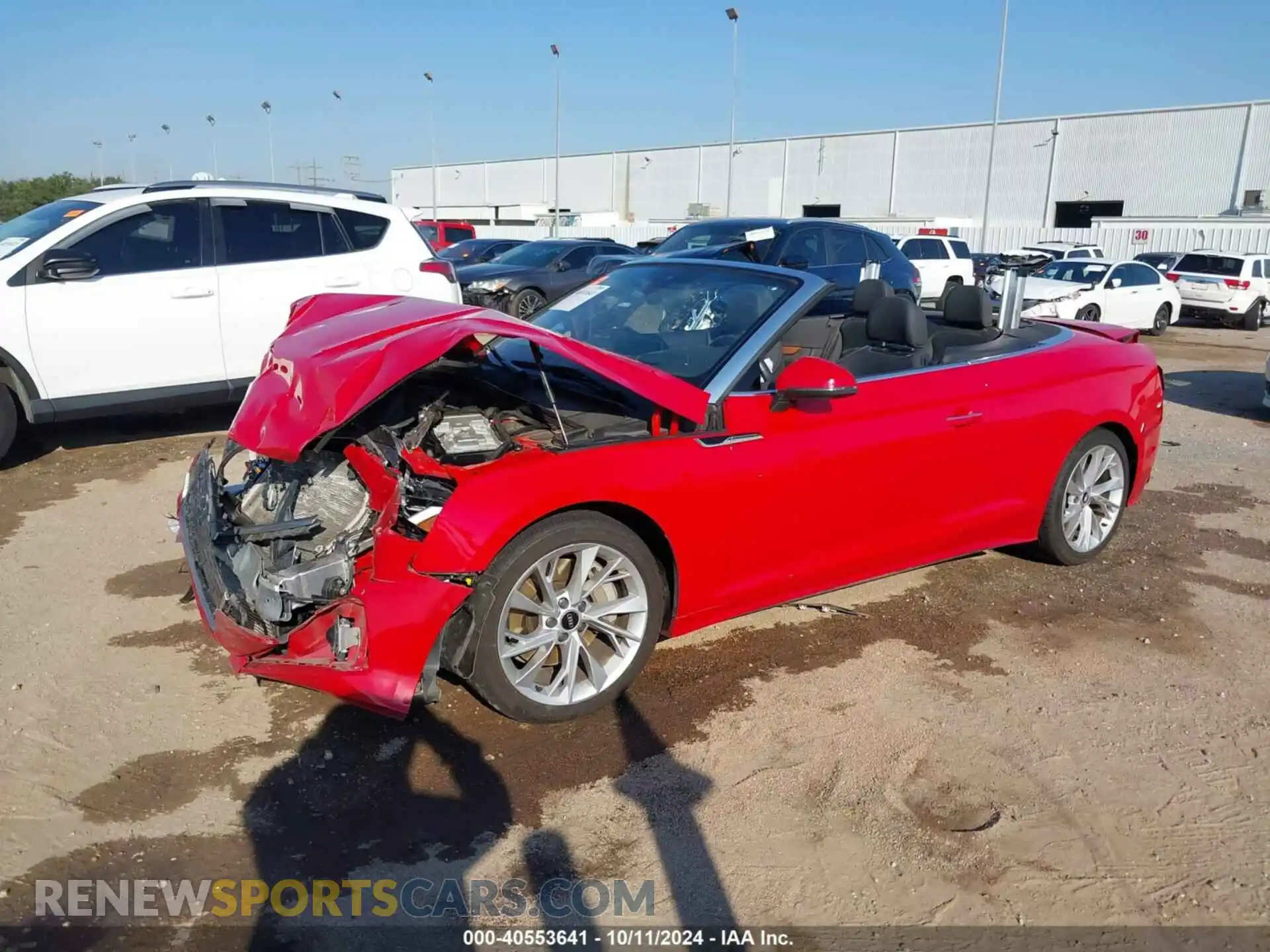 2 Photograph of a damaged car WAUYAGF58MN006890 AUDI A5 CABRIOLET 2021