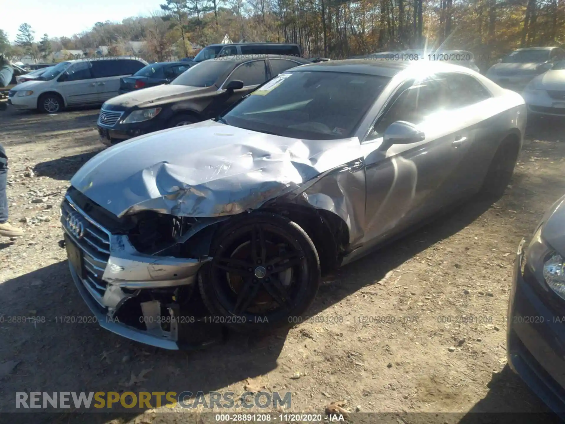 2 Photograph of a damaged car WAUTNAF50KA032237 AUDI A5 COUPE 2019