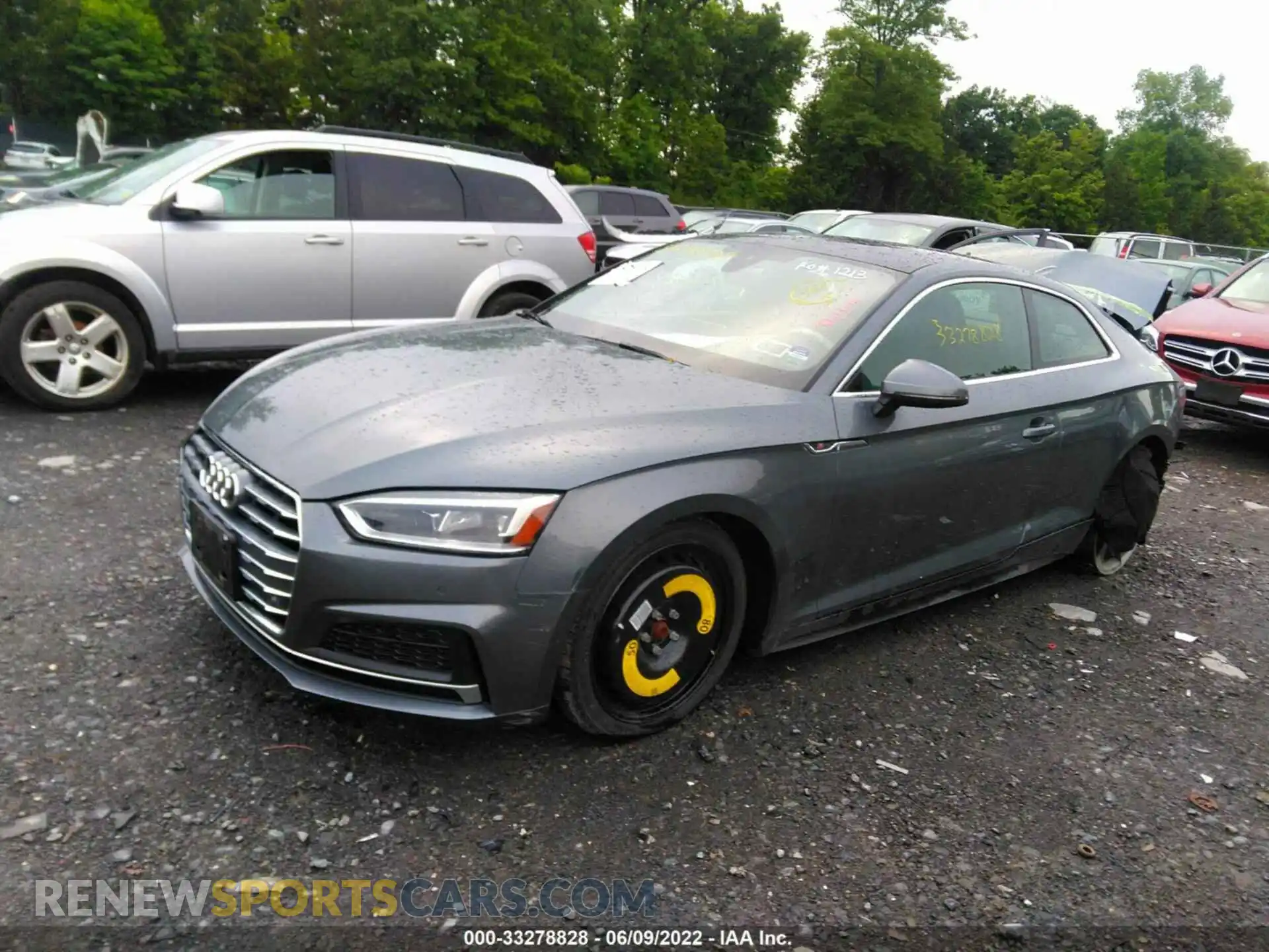 2 Photograph of a damaged car WAUTNAF50KA084094 AUDI A5 COUPE 2019