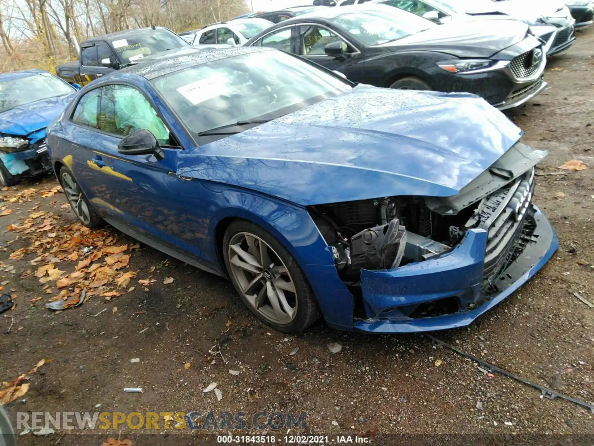 1 Photograph of a damaged car WAUTNAF58KA030834 AUDI A5 COUPE 2019