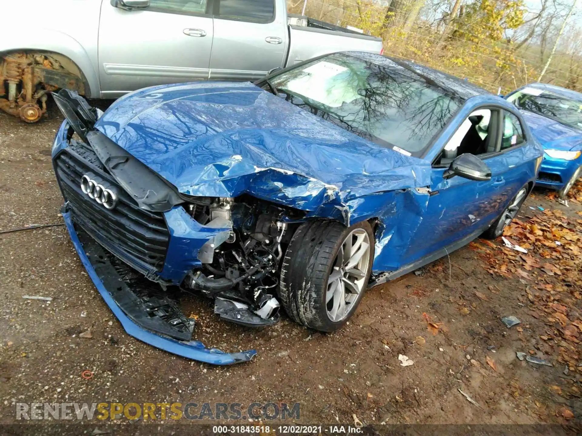 2 Photograph of a damaged car WAUTNAF58KA030834 AUDI A5 COUPE 2019