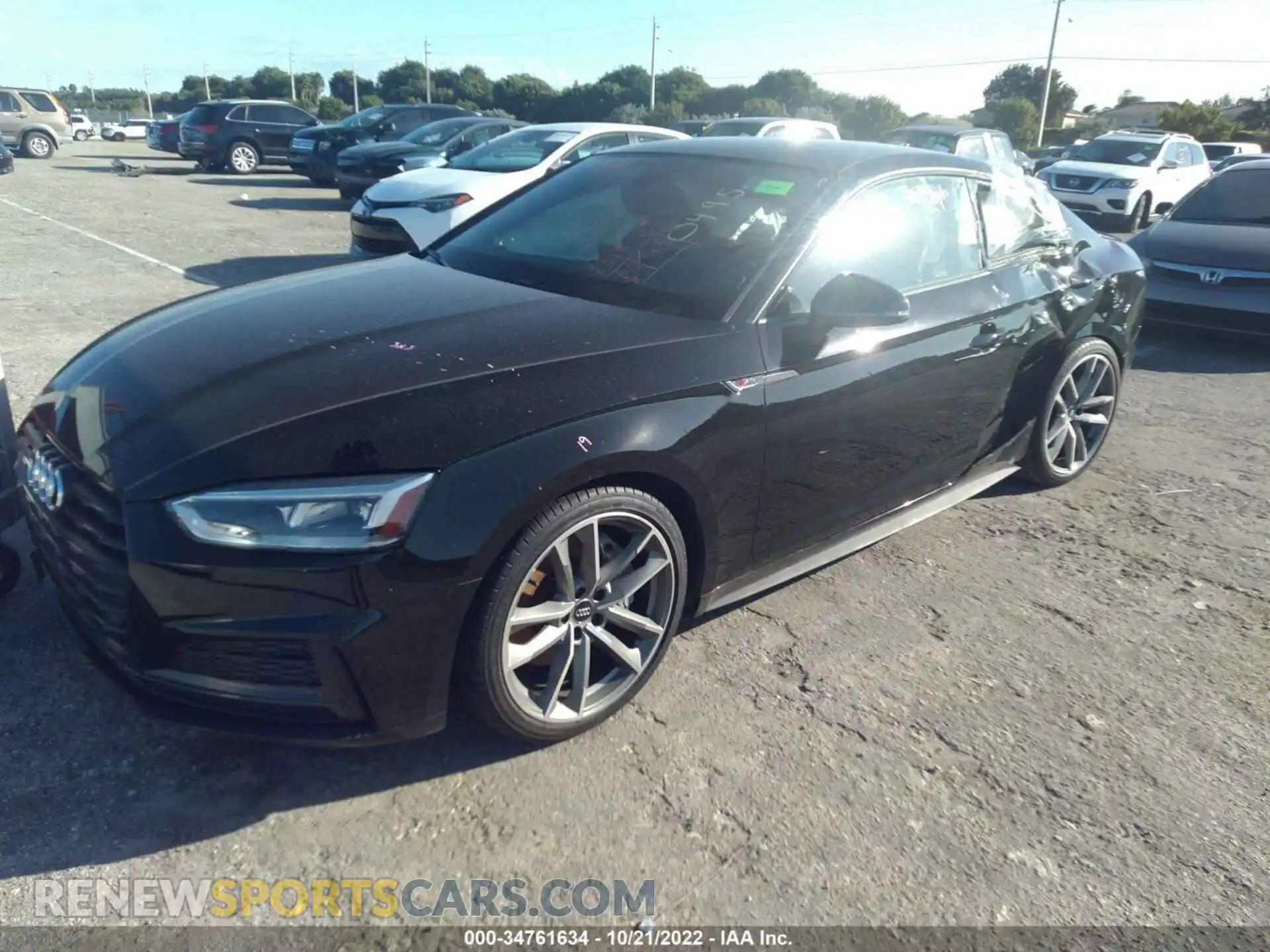 2 Photograph of a damaged car WAUTNAF58KA060495 AUDI A5 COUPE 2019