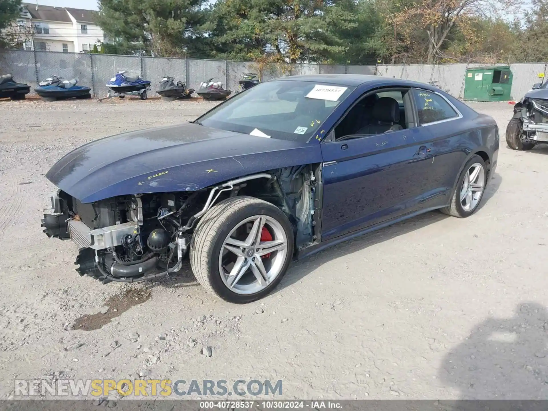 2 Photograph of a damaged car WAUSAAF52MA011173 AUDI A5 COUPE 2021
