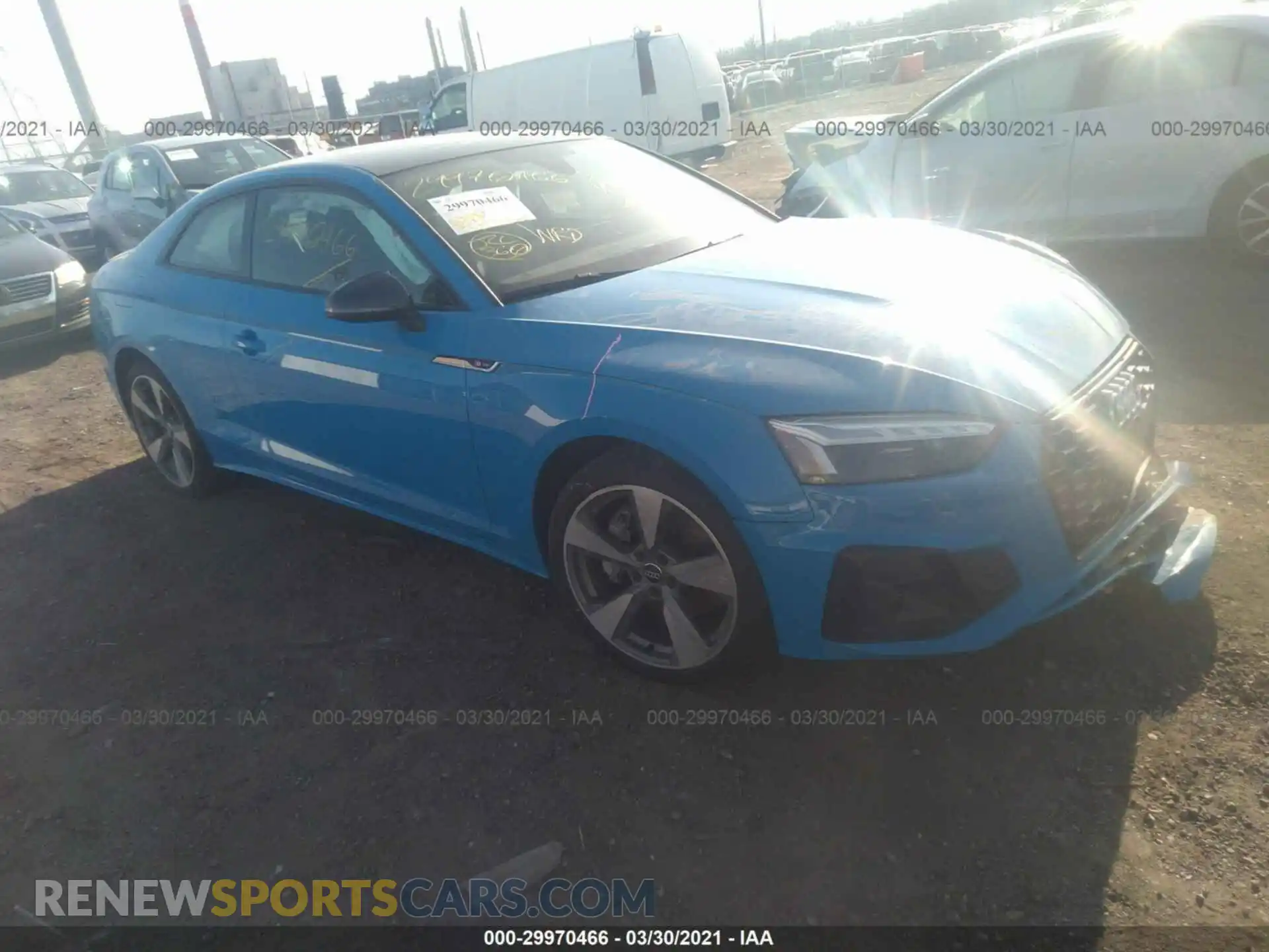 1 Photograph of a damaged car WAUTAAF51MA011248 AUDI A5 COUPE 2021