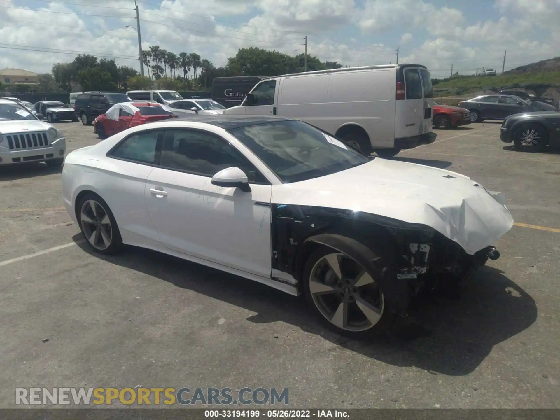 1 Photograph of a damaged car WAUTAAF55MA042888 AUDI A5 COUPE 2021