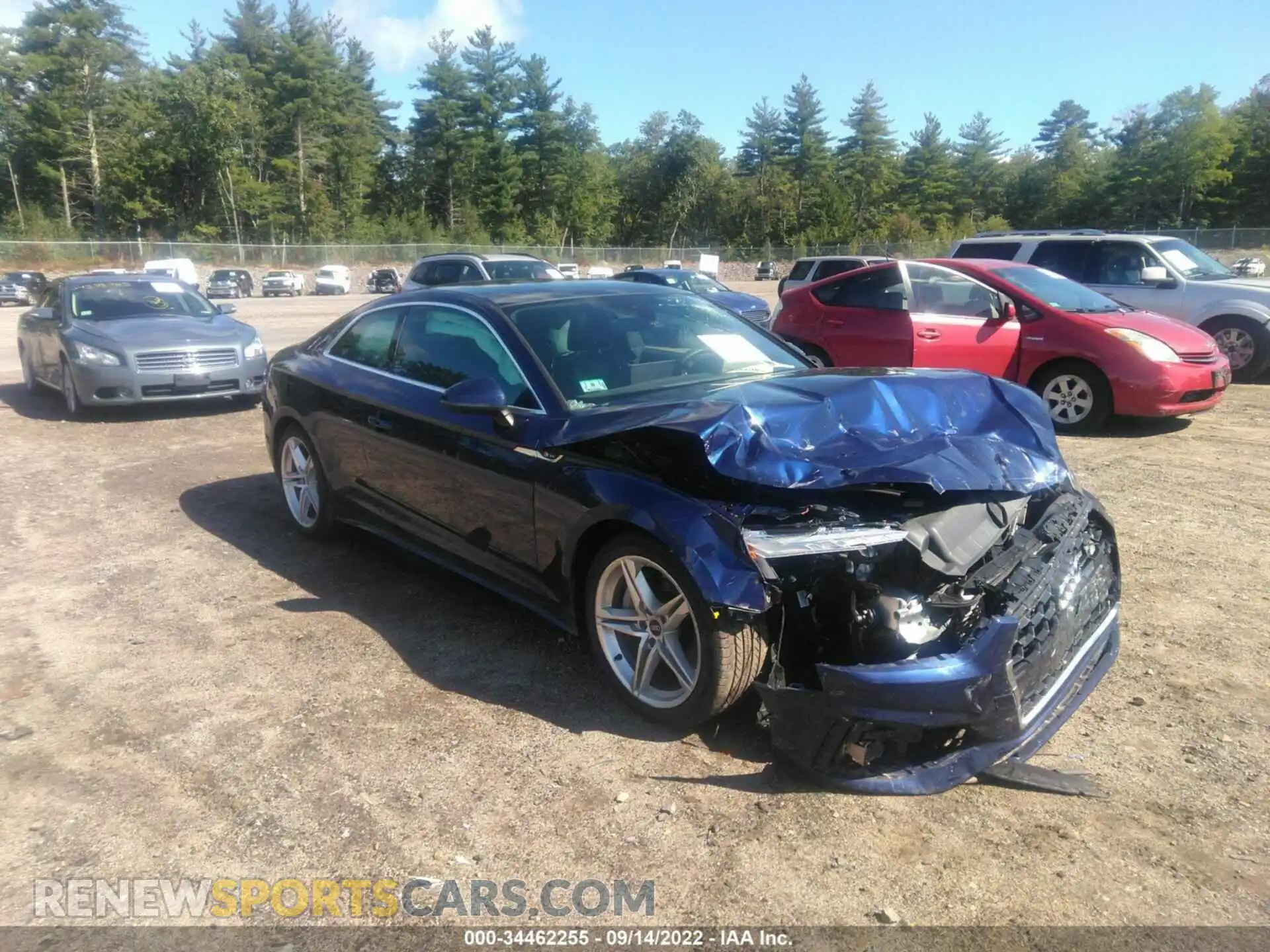 1 Photograph of a damaged car WAUTAAF58MA058065 AUDI A5 COUPE 2021