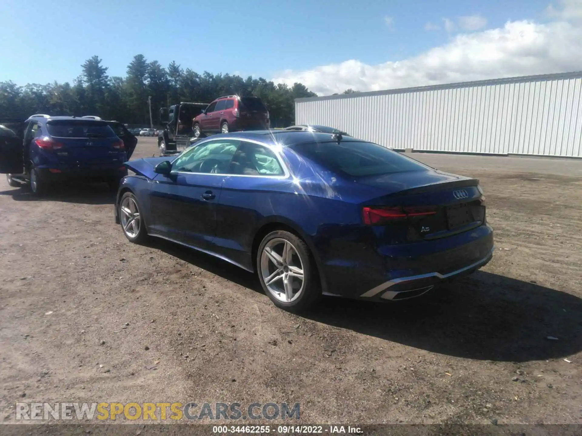 3 Photograph of a damaged car WAUTAAF58MA058065 AUDI A5 COUPE 2021
