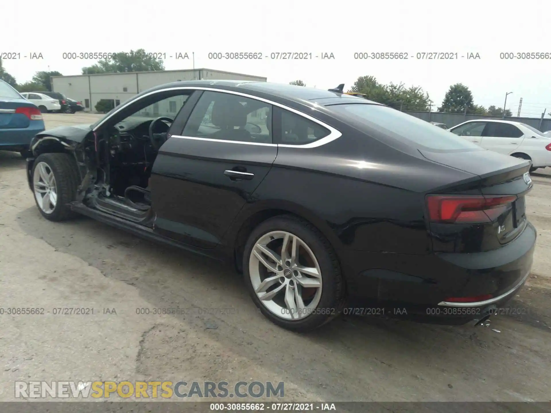 3 Photograph of a damaged car WAUANCF55KA063874 AUDI A5 SPORTBACK 2019
