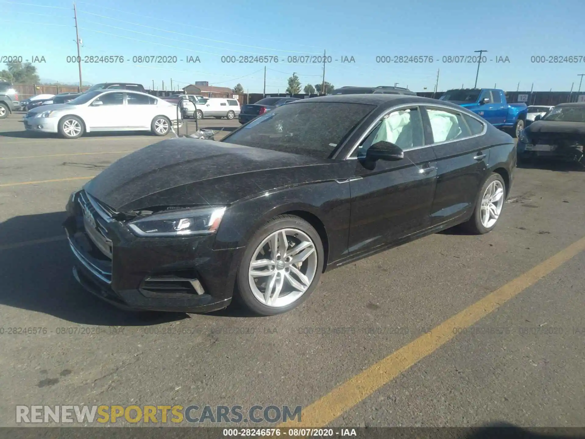 2 Photograph of a damaged car WAUANCF56KA053175 AUDI A5 SPORTBACK 2019