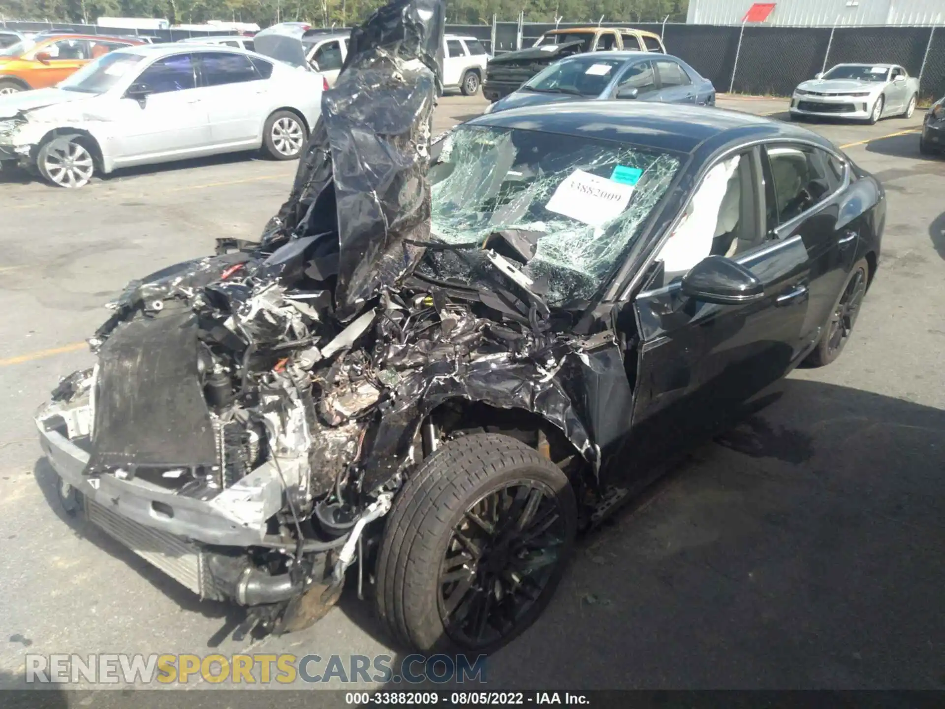2 Photograph of a damaged car WAUANCF59KA044213 AUDI A5 SPORTBACK 2019
