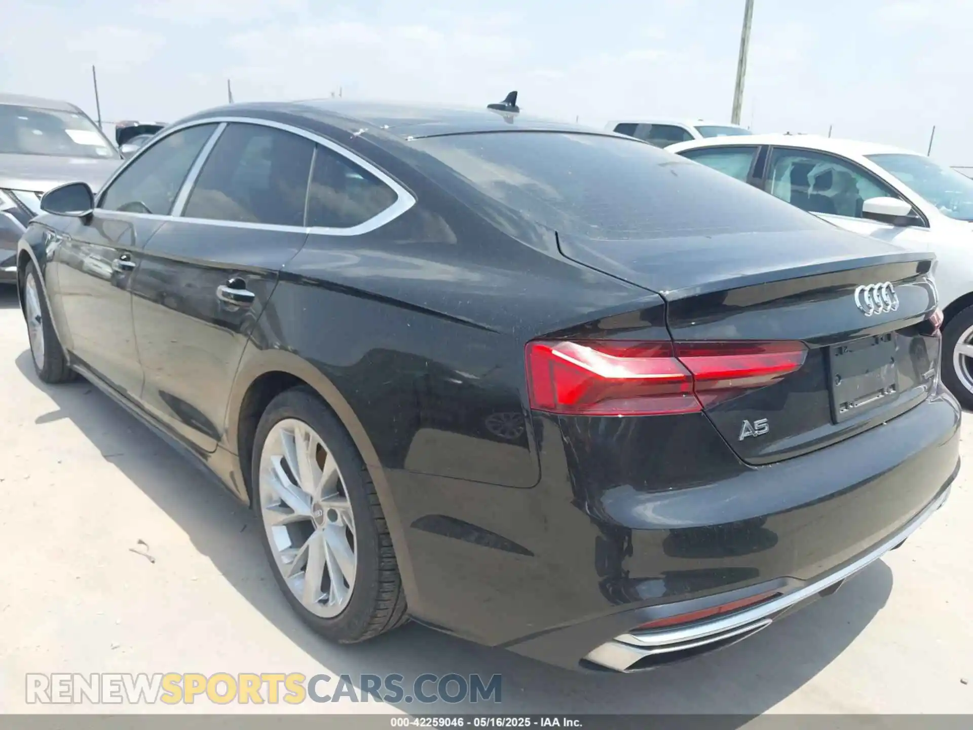 3 fotografías del automóvil dañado WAUANCF50LA004832 AUDI A5 SPORTBACK 2020