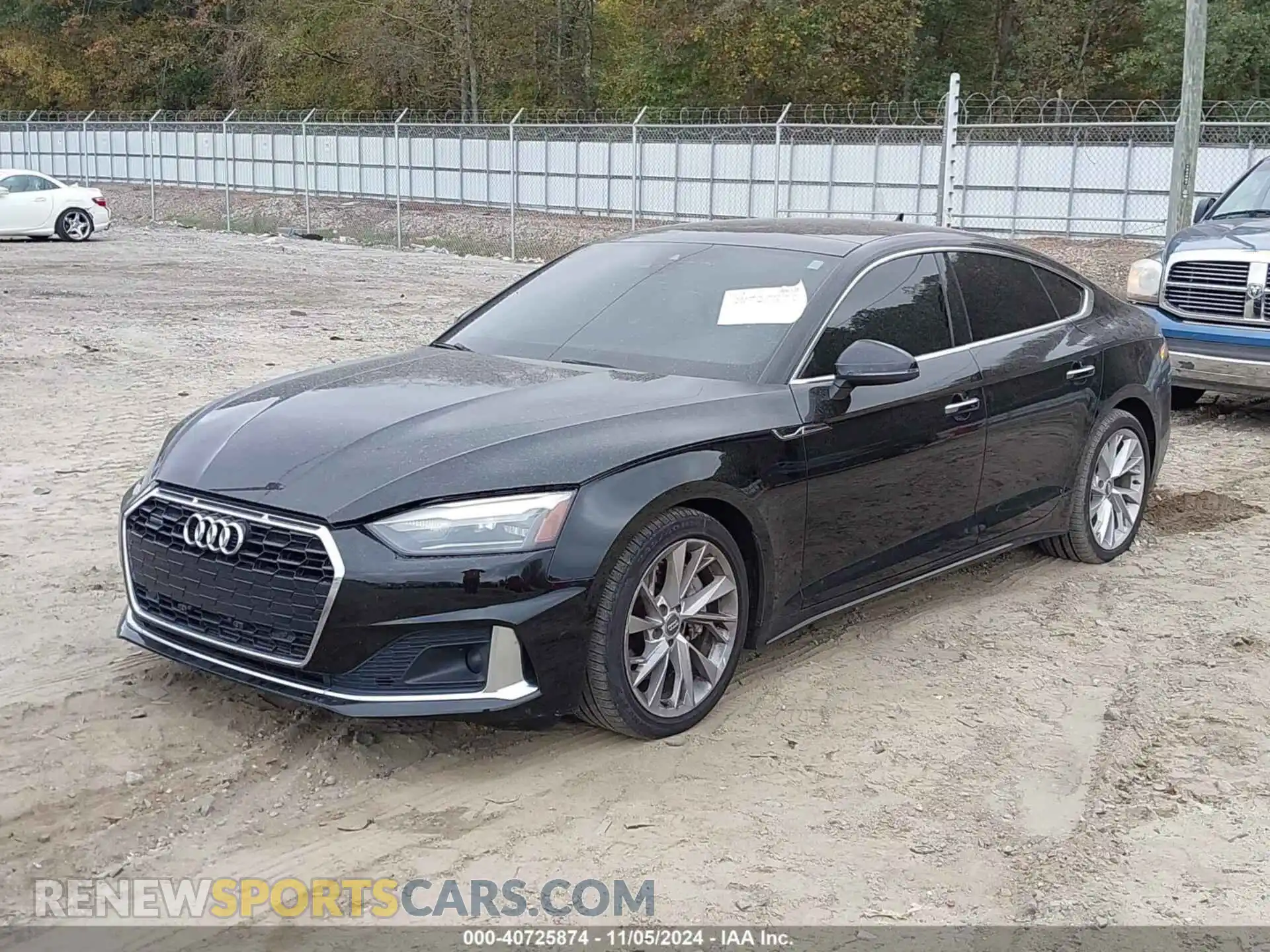 2 fotografías del automóvil dañado WAUANCF55LA007600 AUDI A5 SPORTBACK 2020
