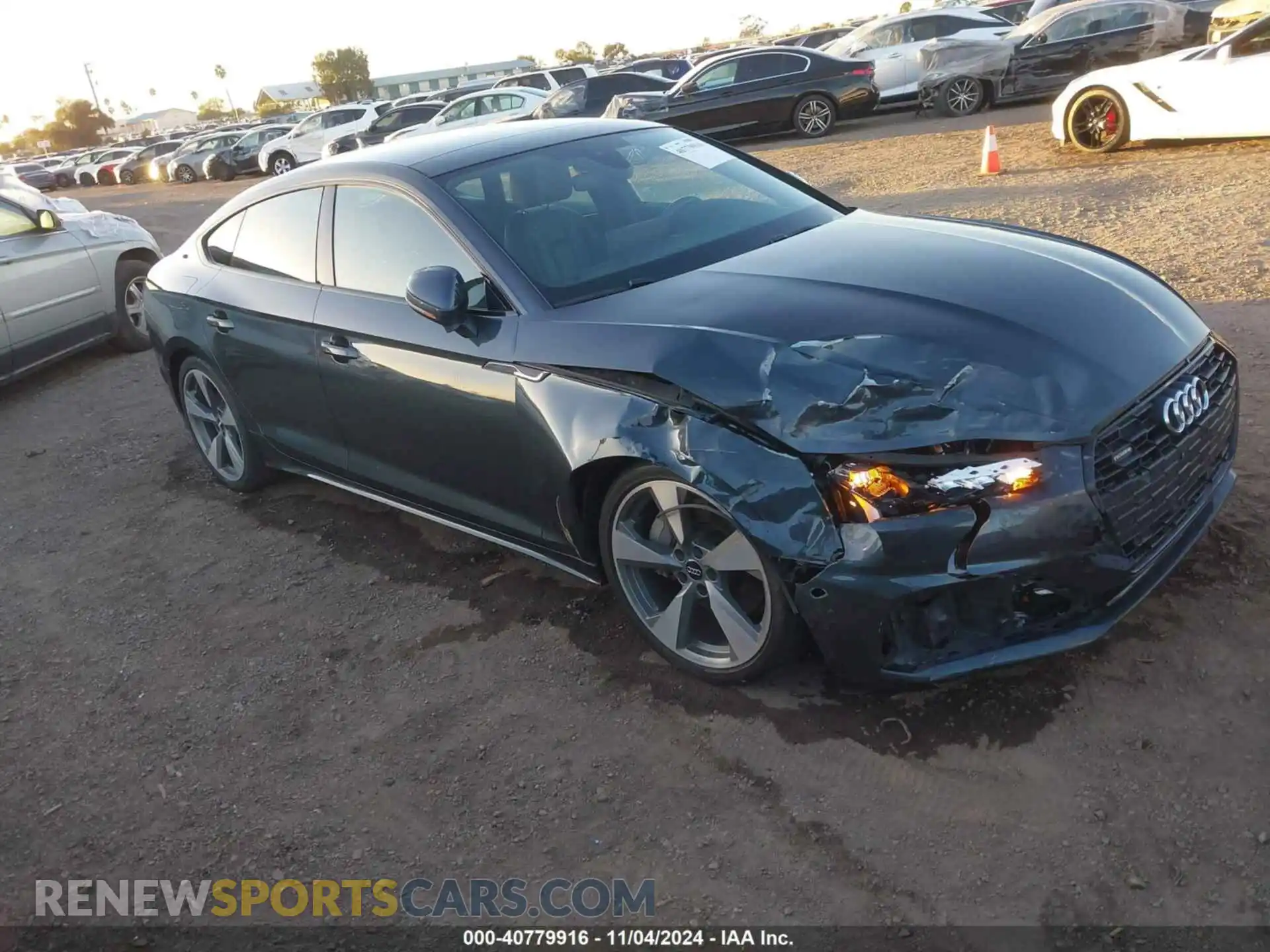 1 fotografías del automóvil dañado WAUCNCF53LA012707 AUDI A5 SPORTBACK 2020