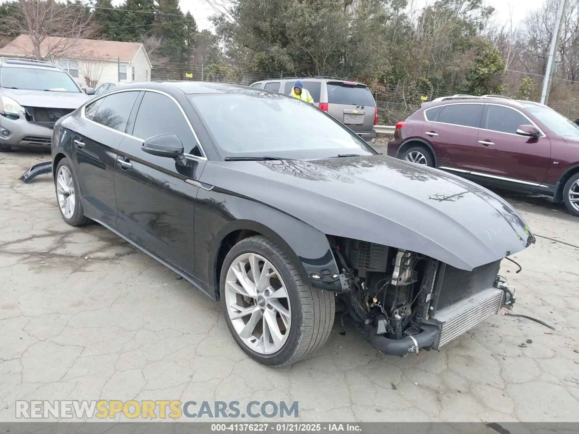 1 Photograph of a damaged car WAUCNCF55LA002728 AUDI A5 SPORTBACK 2020