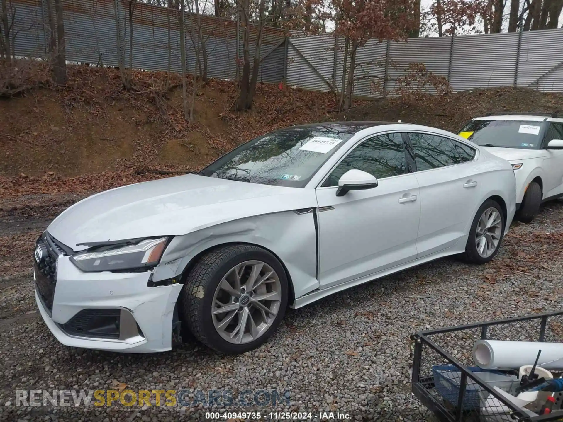 2 fotografías del automóvil dañado WAUCNDF55LA021544 AUDI A5 SPORTBACK 2020