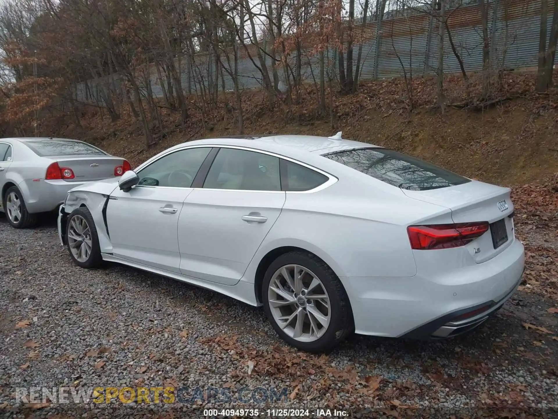 3 fotografías del automóvil dañado WAUCNDF55LA021544 AUDI A5 SPORTBACK 2020