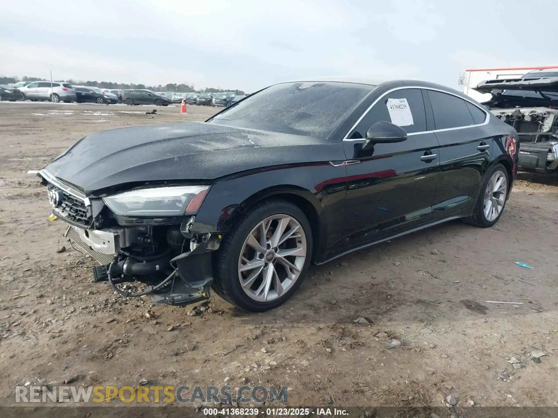 2 fotografías del automóvil dañado WAUABCF52MA003725 AUDI A5 SPORTBACK 2021