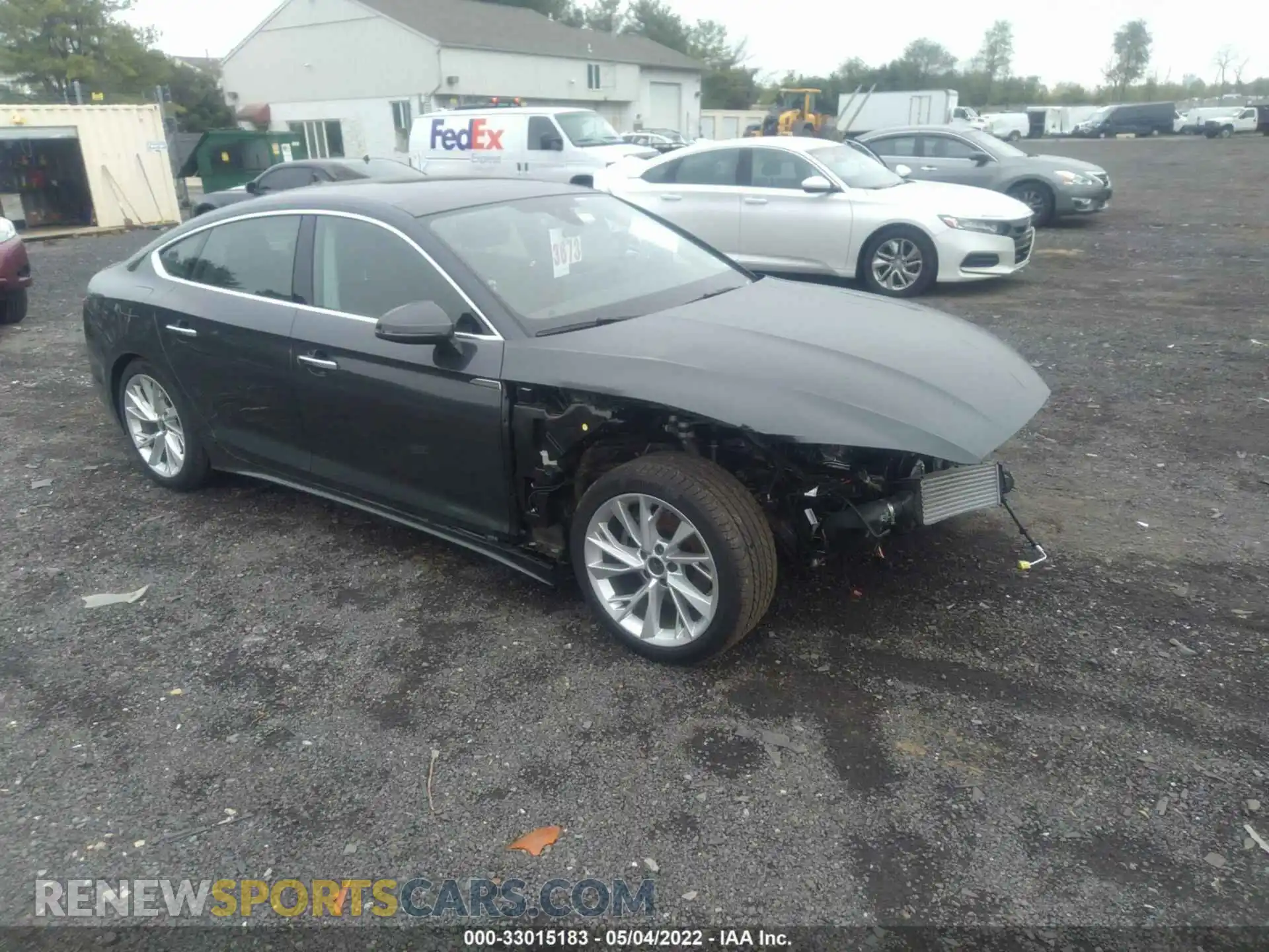 1 fotografías del automóvil dañado WAUABCF52MA062970 AUDI A5 SPORTBACK 2021
