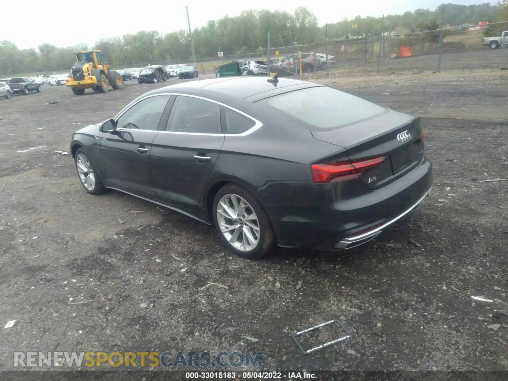 3 fotografías del automóvil dañado WAUABCF52MA062970 AUDI A5 SPORTBACK 2021