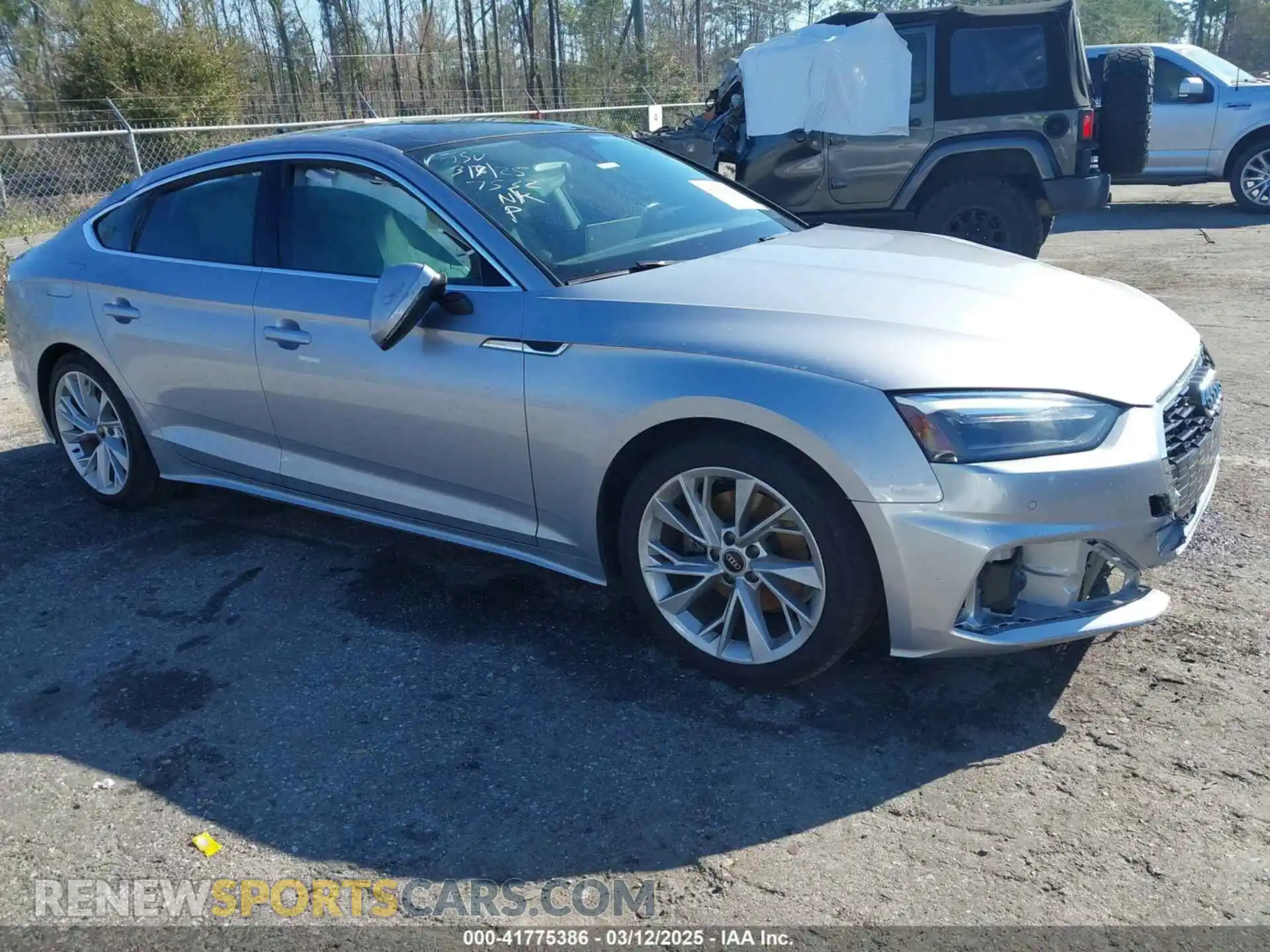 1 Photograph of a damaged car WAUABCF57MA037532 AUDI A5 SPORTBACK 2021