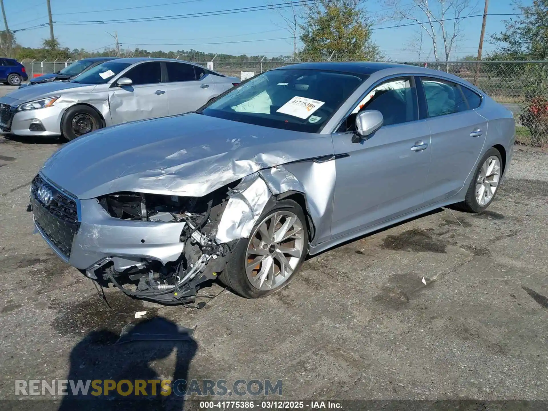 2 Photograph of a damaged car WAUABCF57MA037532 AUDI A5 SPORTBACK 2021