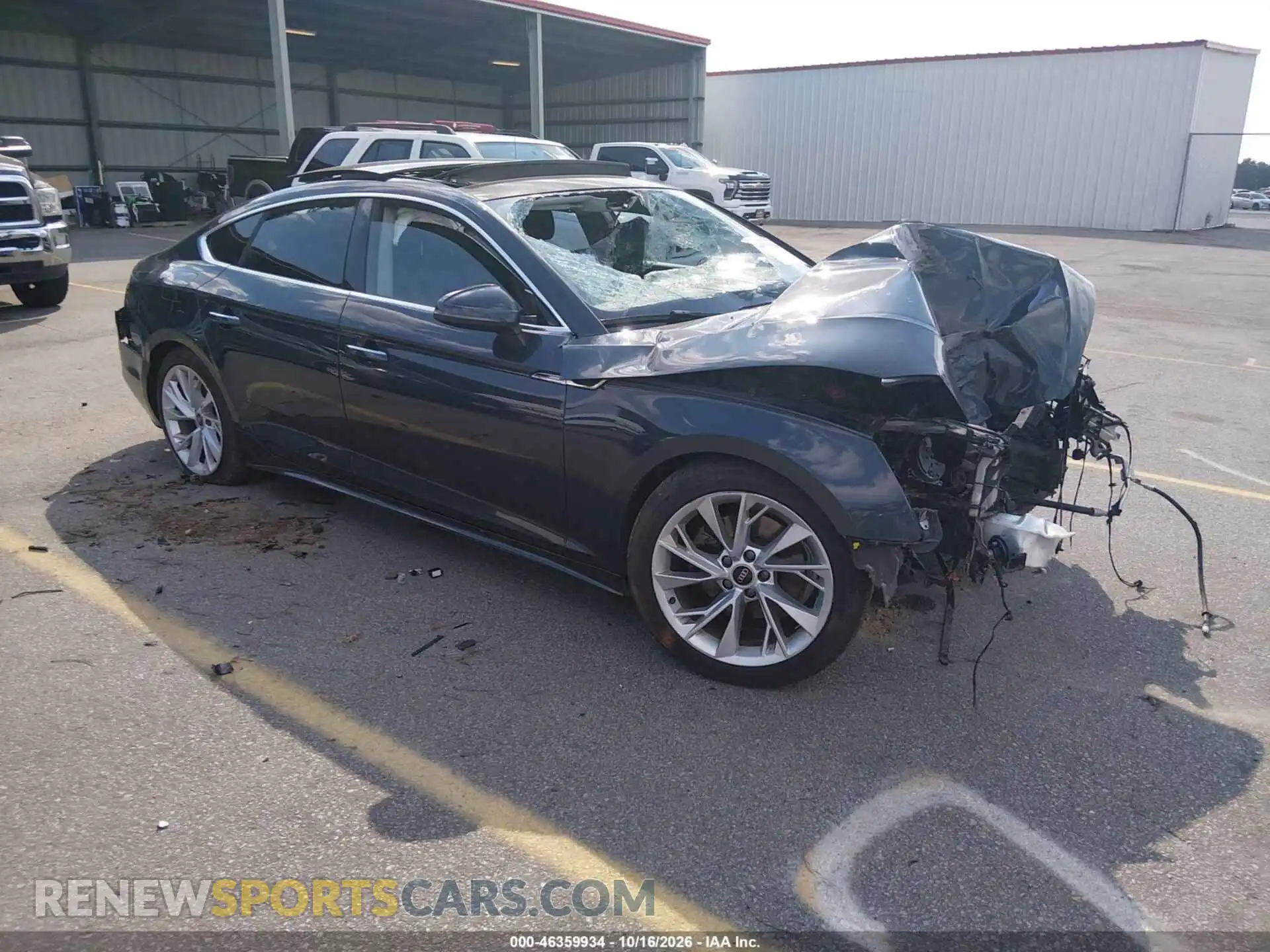 1 fotografías del automóvil dañado WAUABCF58MA024370 AUDI A5 SPORTBACK 2021
