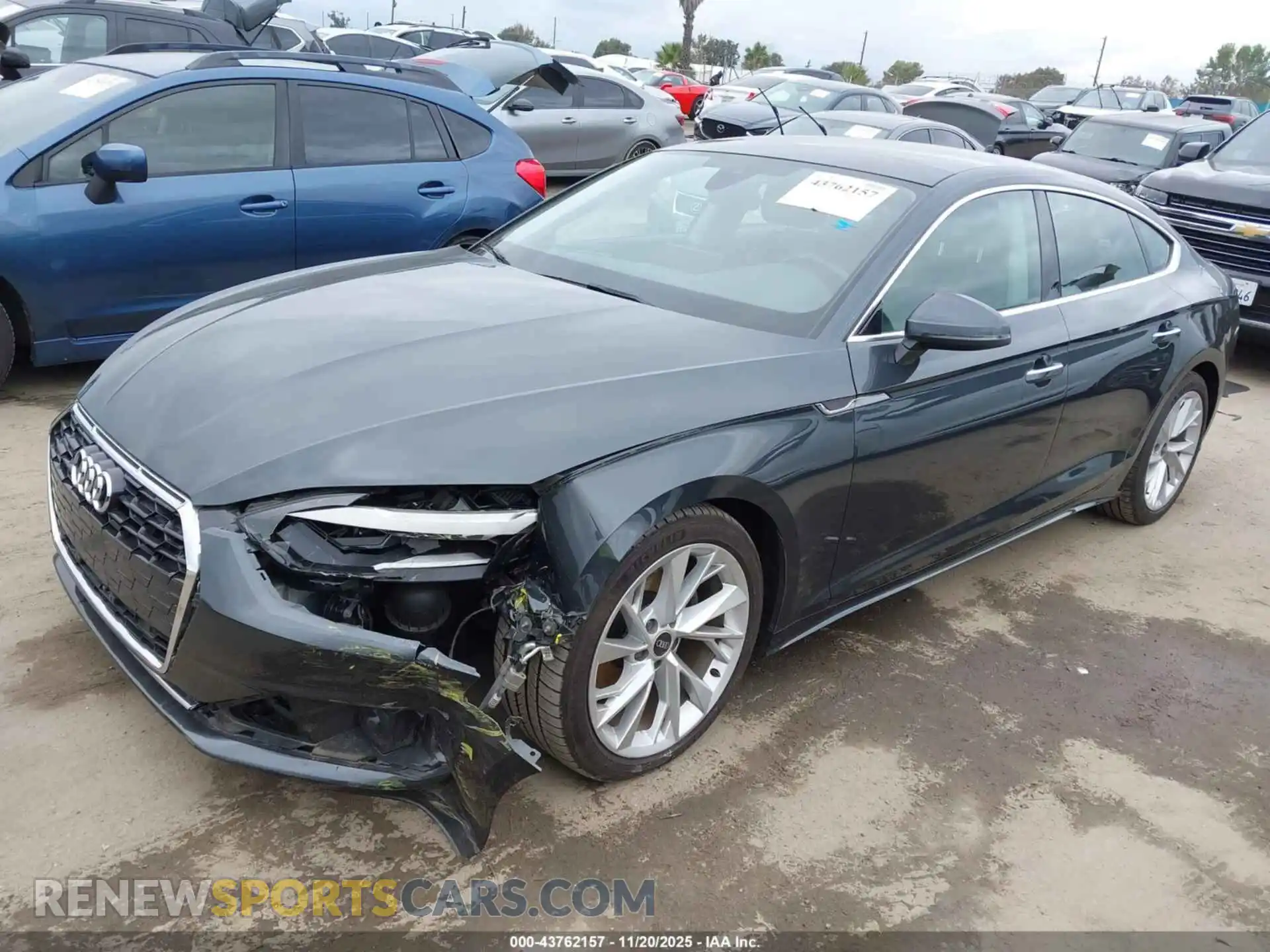 2 Photograph of a damaged car WAUABCF59MA037080 AUDI A5 SPORTBACK 2021