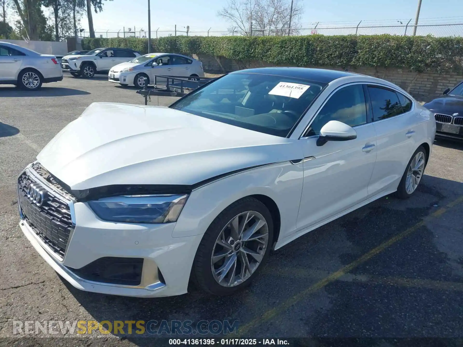 2 Фотография поврежденного автомобиля WAUABCF59MA038245 AUDI A5 SPORTBACK 2021