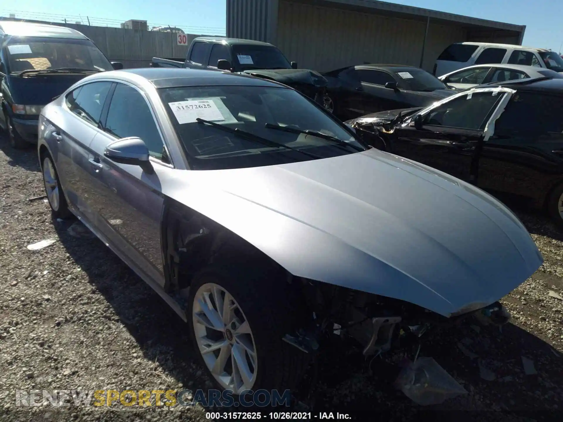 1 Photograph of a damaged car WAUCBCF58MA041291 AUDI A5 SPORTBACK 2021