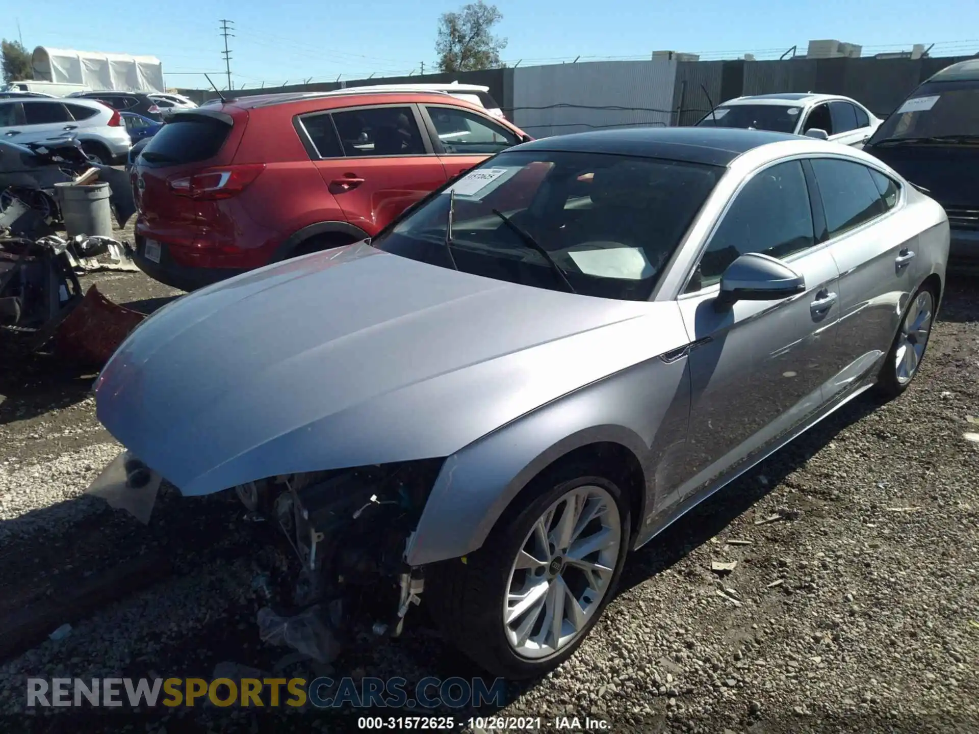 2 Photograph of a damaged car WAUCBCF58MA041291 AUDI A5 SPORTBACK 2021