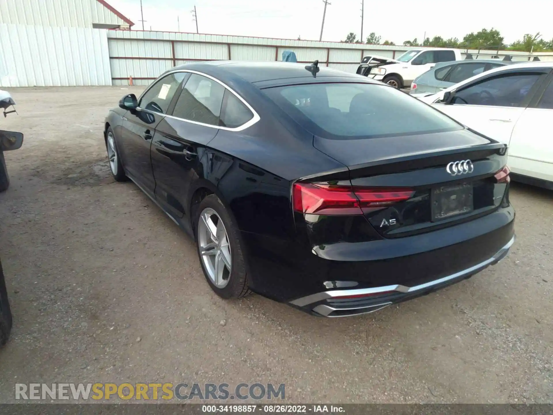 3 fotografías del automóvil dañado WAUDACF51MA013436 AUDI A5 SPORTBACK 2021