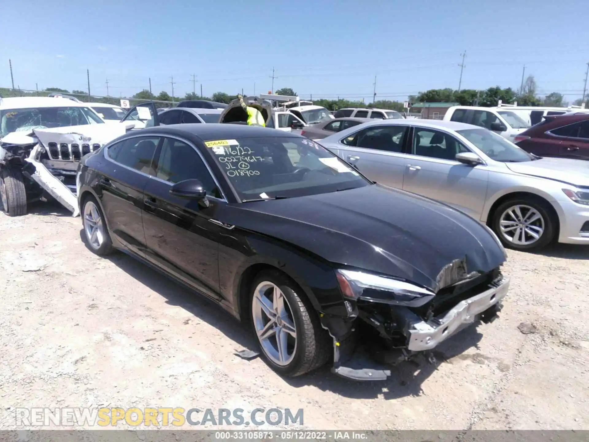 1 fotografías del automóvil dañado WAUDACF53MA018900 AUDI A5 SPORTBACK 2021