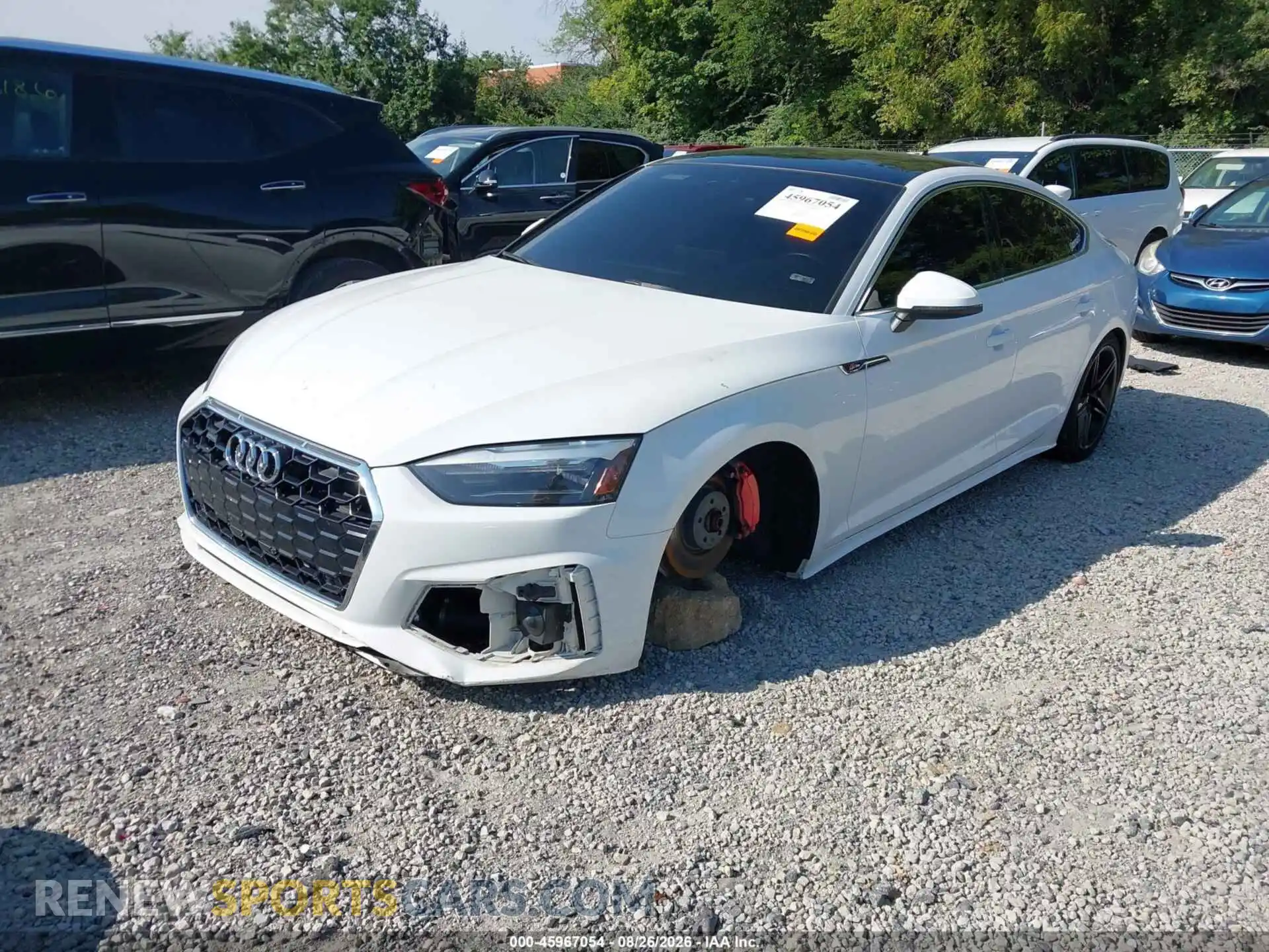 2 Photograph of a damaged car WAUDACF56MA018759 AUDI A5 SPORTBACK 2021