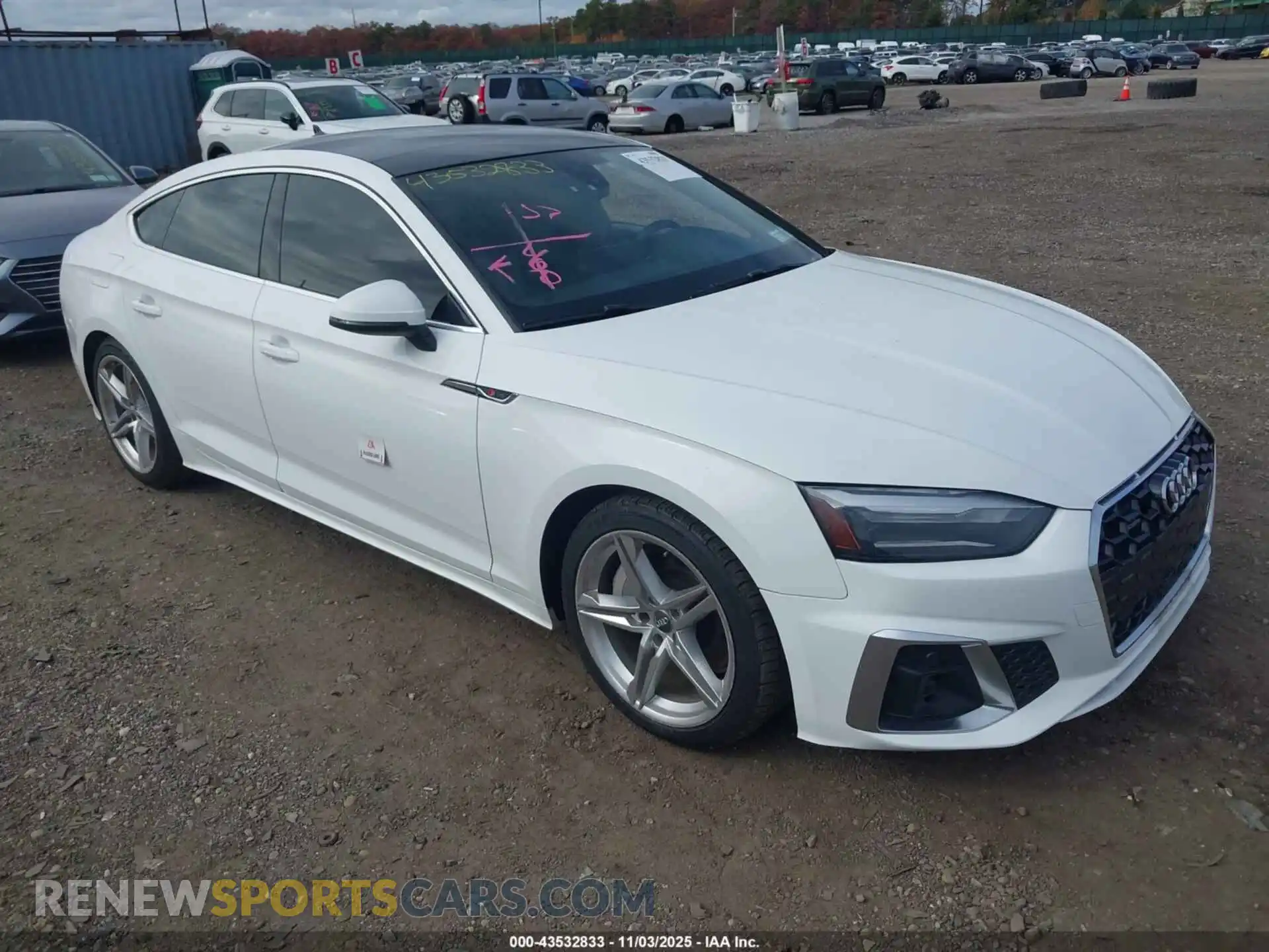 1 Photograph of a damaged car WAUDACF56MA021368 AUDI A5 SPORTBACK 2021