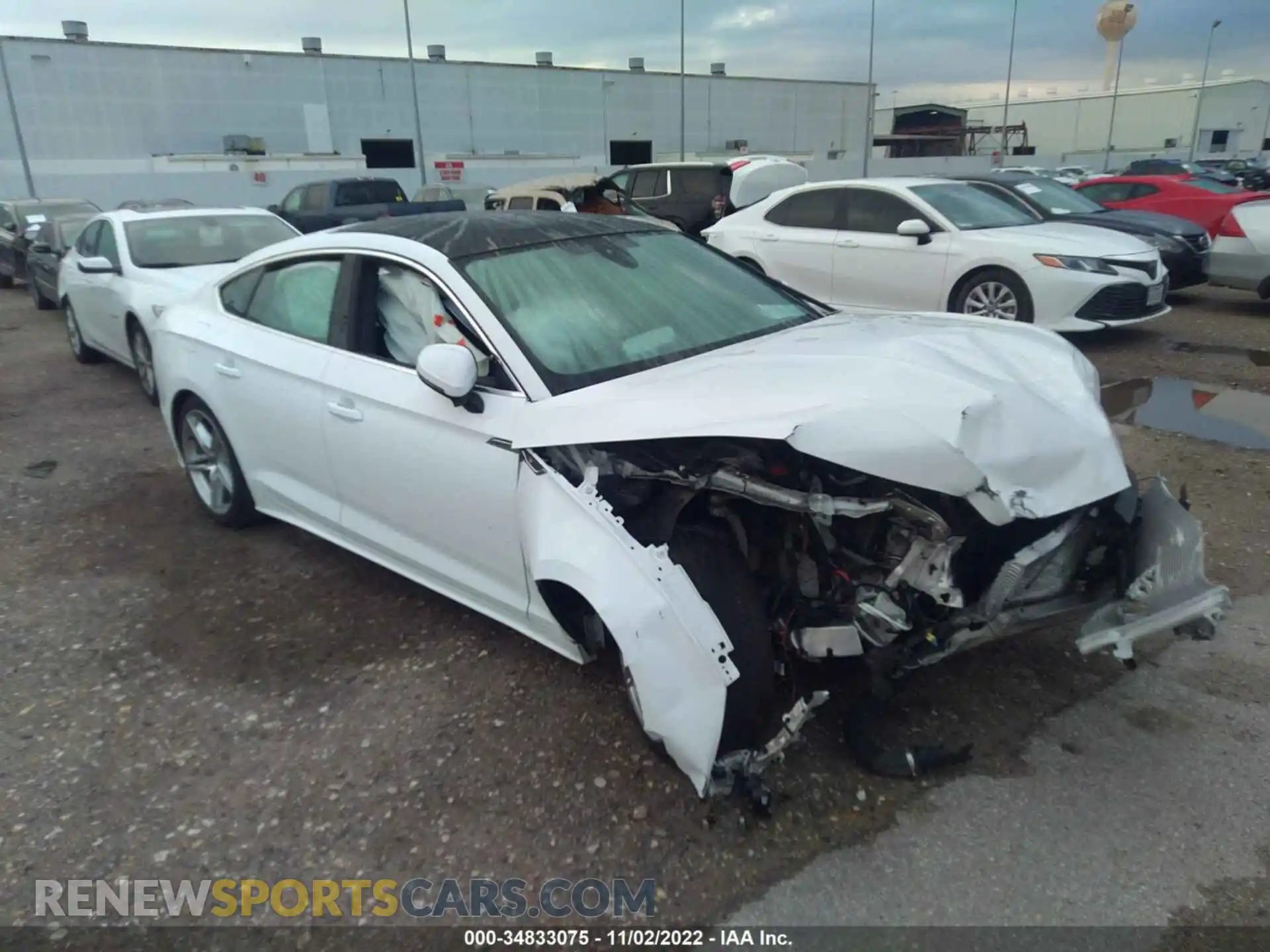 1 fotografías del automóvil dañado WAUDACF56MA053236 AUDI A5 SPORTBACK 2021