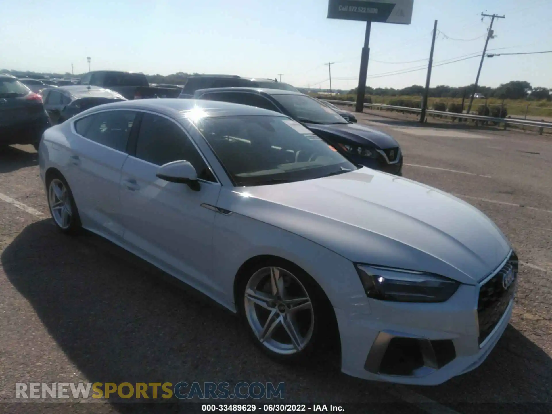 1 fotografías del automóvil dañado WAUDACF56MA057173 AUDI A5 SPORTBACK 2021