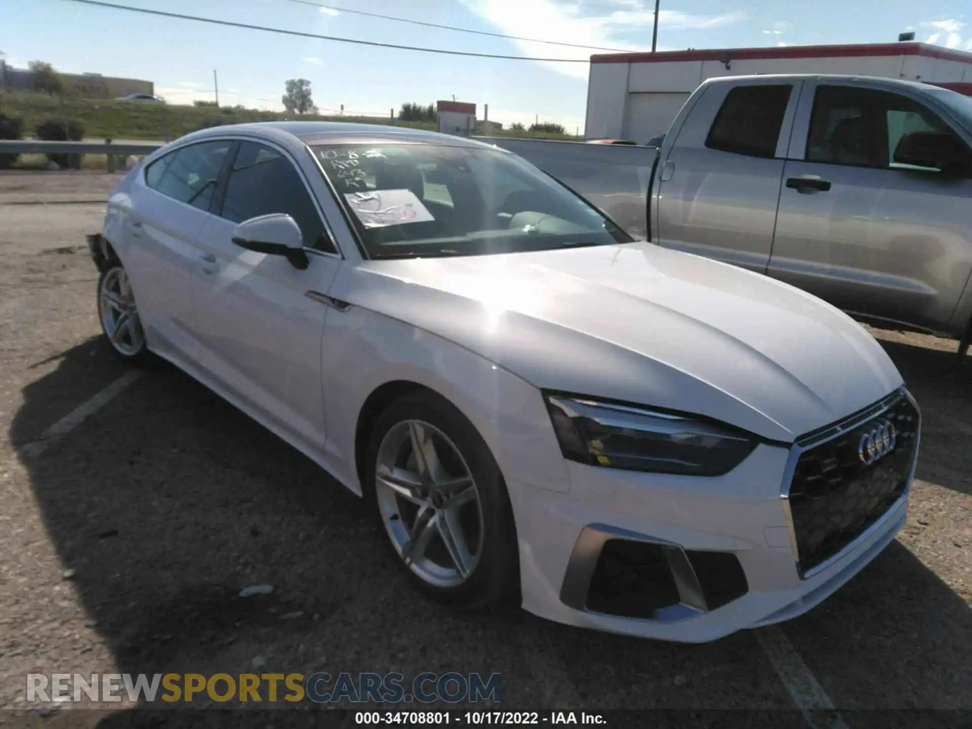 1 fotografías del automóvil dañado WAUDACF57MA055111 AUDI A5 SPORTBACK 2021