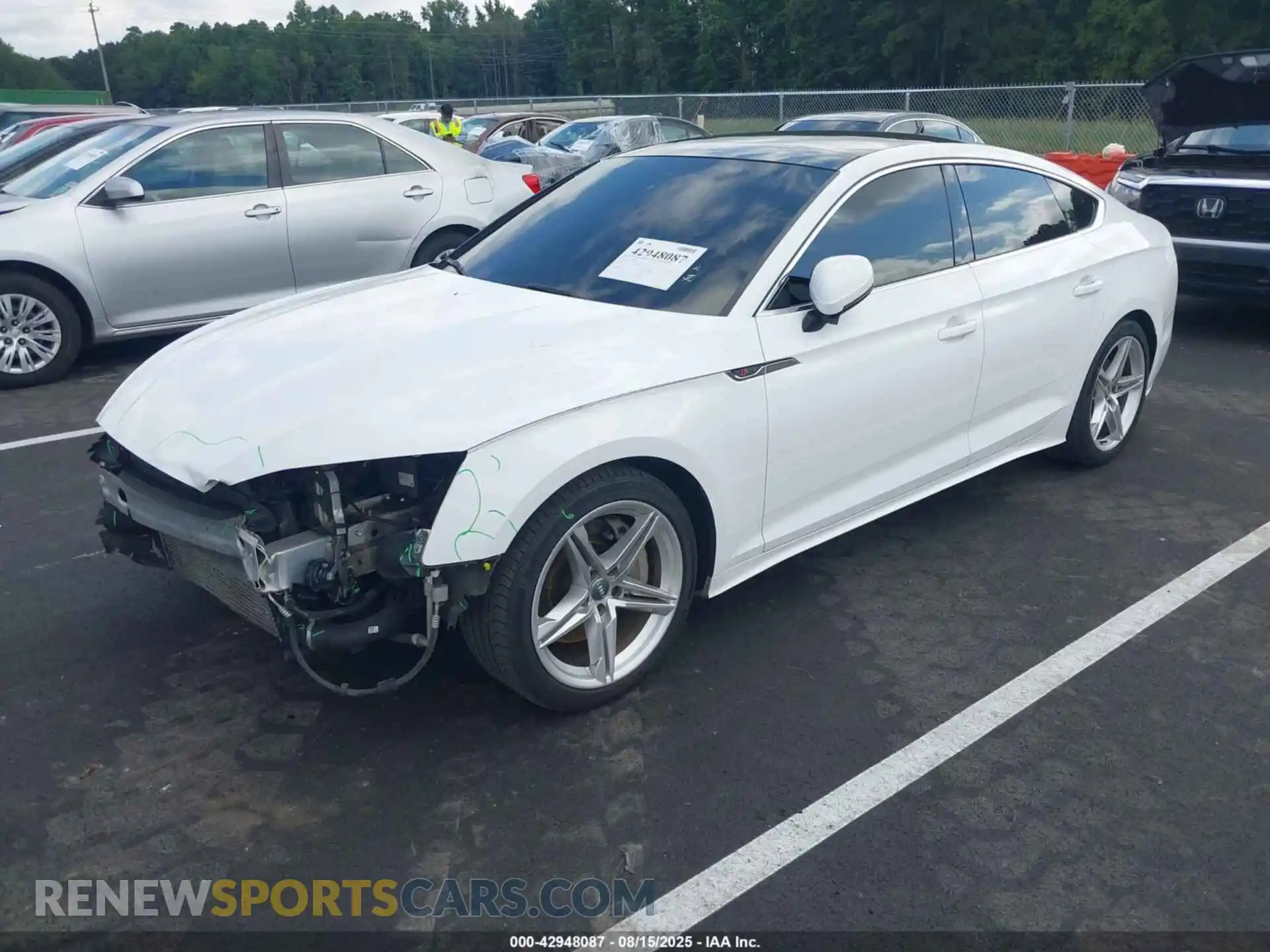 2 Photograph of a damaged car WAUDACF58MA015491 AUDI A5 SPORTBACK 2021