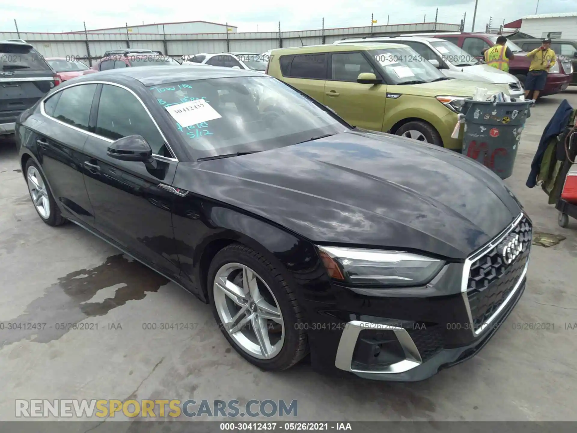 1 Фотография поврежденного автомобиля WAUDACF59MA018769 AUDI A5 SPORTBACK 2021