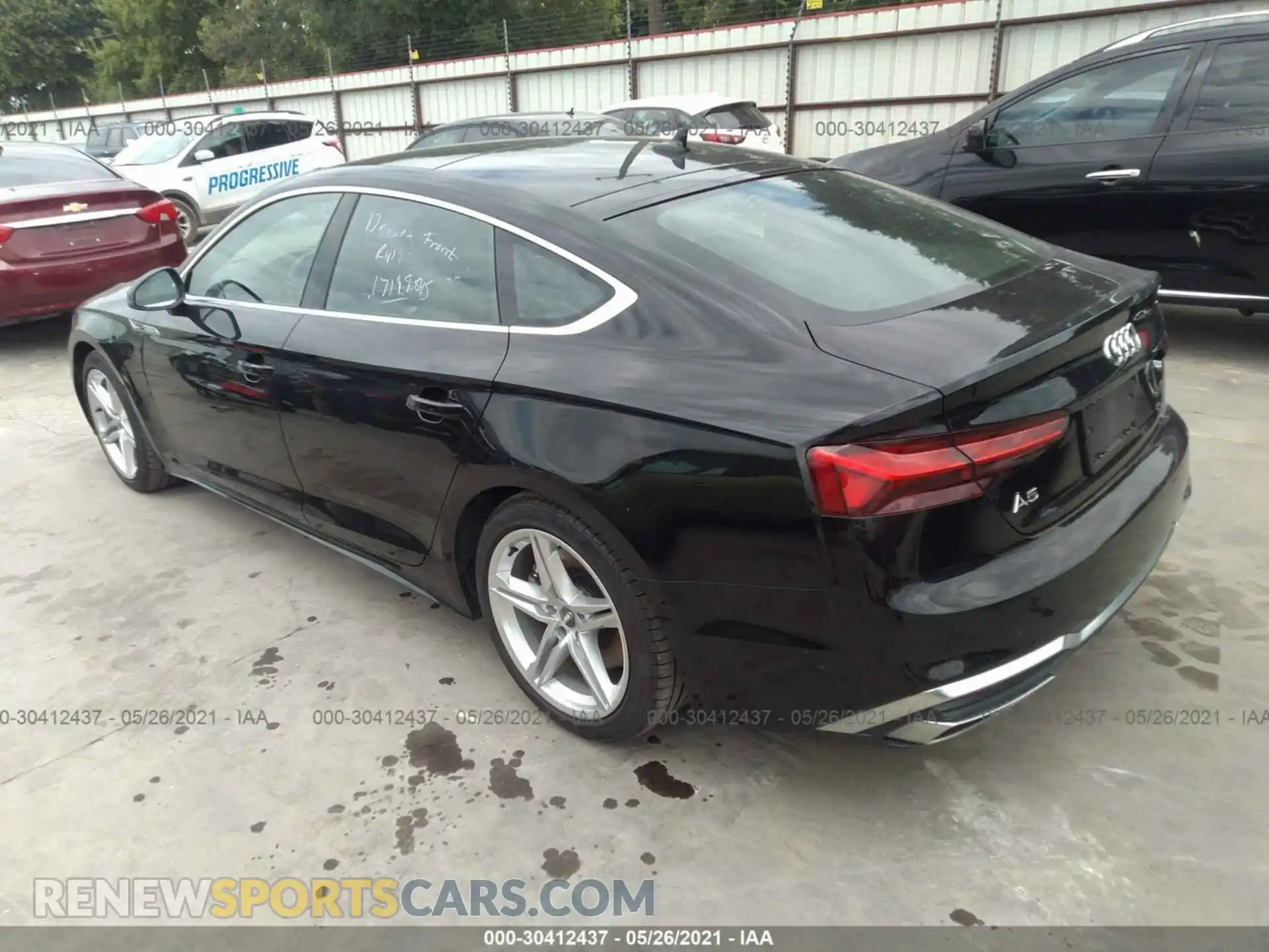 3 Фотография поврежденного автомобиля WAUDACF59MA018769 AUDI A5 SPORTBACK 2021